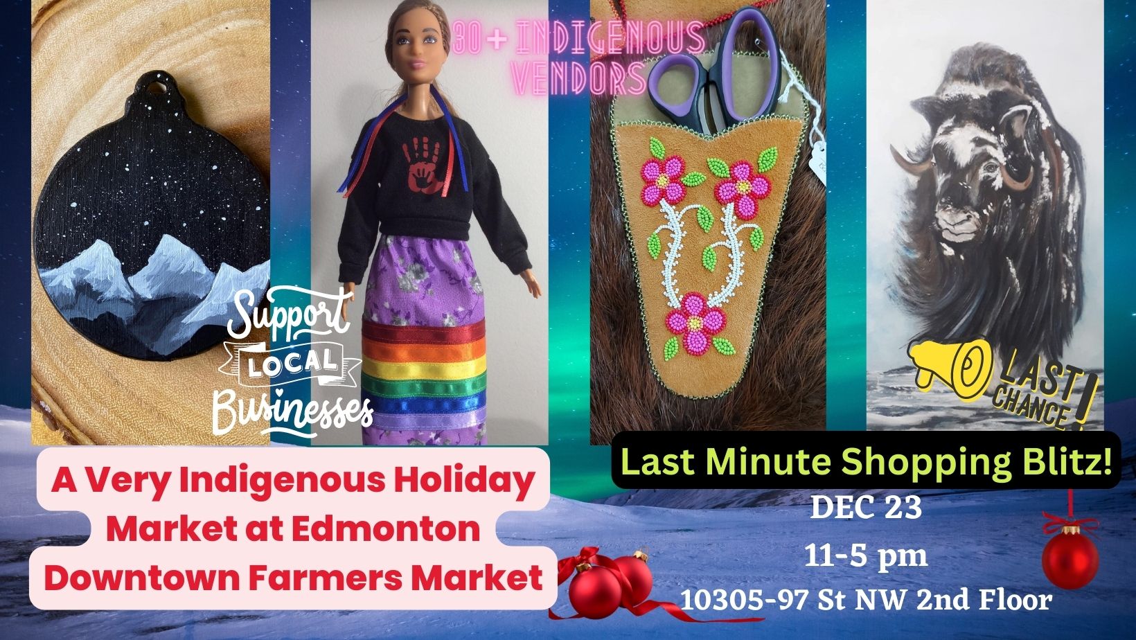 Featured image for “A Very Indigenous Holiday Market at Edmonton Downtown Farmers Market”