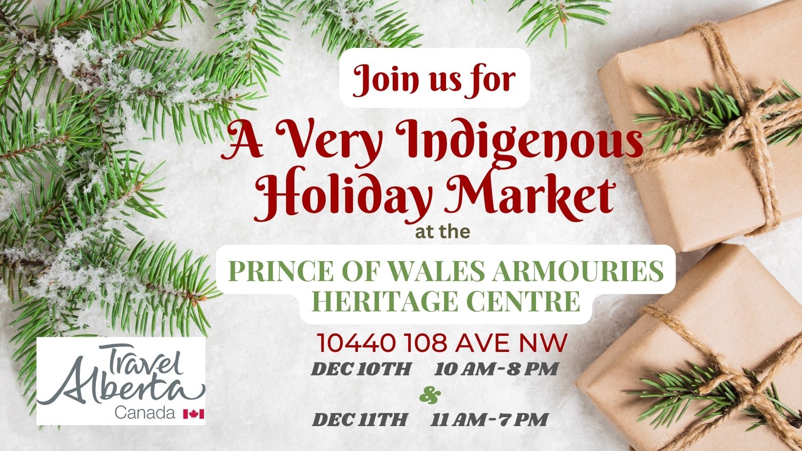 Featured image for “A Very Indigenous Holiday Market at Prince of Wales Armouries”
