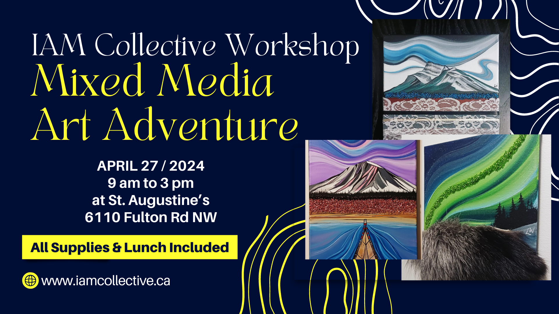 Featured image for “IAM Collective Spring Workshop Series – Mixed Media Art Adventure”